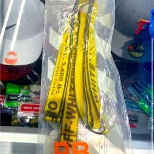 Off-White Yellow Industrial Belt